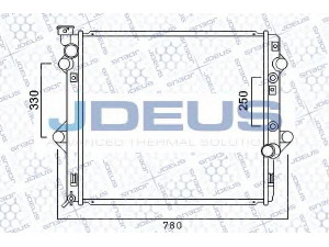 JDEUS 028M46 radiatorius, variklio aušinimas 
 Aušinimo sistema -> Radiatorius/alyvos aušintuvas -> Radiatorius/dalys
1640030140, 1640030141