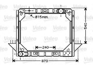 VALEO 733431 radiatorius, variklio aušinimas
81061016248, 81061016343, 1202039