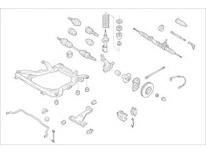 DELPHI OPEL-05168-F rato pakaba 
 Ašies montavimas/vairavimo mechanizmas/ratai -> Prekių paieška pagal schemą