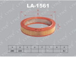 LYNXauto LA-1561 oro filtras 
 Techninės priežiūros dalys -> Techninės priežiūros intervalai
5001102, 5004885, 5006225, 5011876