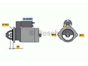 BOSCH 0 986 022 710 starteris 
 Elektros įranga -> Starterio sistema -> Starteris
12 41 2 247 391, 12 41 2 247 492