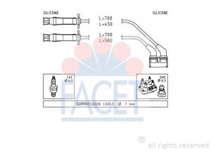 FACET 4.9446 uždegimo laido komplektas 
 Kibirkšties / kaitinamasis uždegimas -> Uždegimo laidai/jungtys
77 00 866 923
