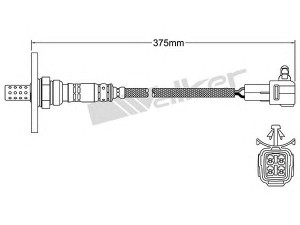 WALKER PRODUCTS 250-24051 lambda jutiklis 
 Variklis -> Variklio elektra
89465 29285, 89465 39226, 89465 69025