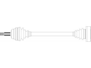 GENERAL RICAMBI AU3027 kardaninis velenas 
 Ratų pavara -> Kardaninis velenas
855407271