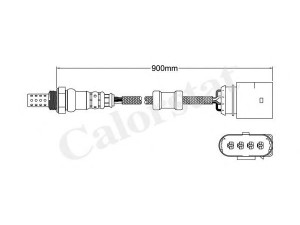 CALORSTAT by Vernet LS140074 lambda jutiklis 
 Variklis -> Variklio elektra
7L0906262C, 95560613601, 99560613601