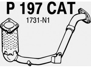 FENNO P197CAT katalizatoriaus keitiklis 
 Išmetimo sistema -> Katalizatoriaus keitiklis
BM91069H, 1731-N1