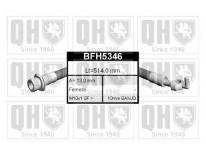 QUINTON HAZELL BFH5346 stabdžių žarnelė 
 Stabdžių sistema -> Stabdžių žarnelės
90080 94164