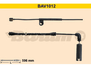 BARUM BAV1012 įspėjimo kontaktas, stabdžių trinkelių susidėvėjimas 
 Stabdžių sistema -> Susidėvėjimo indikatorius, stabdžių trinkelės
34 35 1 164 371
