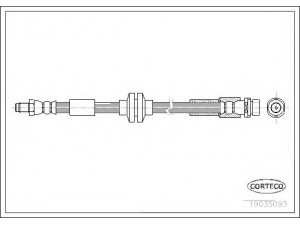 CORTECO 19035093 stabdžių žarnelė 
 Stabdžių sistema -> Stabdžių žarnelės
C236-43-980A