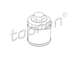 TOPRAN 107 694 alyvos filtras 
 Techninės priežiūros dalys -> Techninės priežiūros intervalai
030 115 561AA, 030 115 561AB, 030 115 561AD