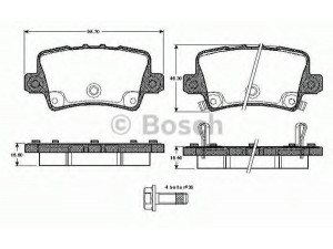 BOSCH 0 986 TB2 974 stabdžių trinkelių rinkinys, diskinis stabdys 
 Techninės priežiūros dalys -> Papildomas remontas
43022-SMG-E00, 43022-SMG-E01