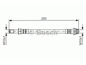 BOSCH 1 987 481 443 stabdžių žarnelė 
 Stabdžių sistema -> Stabdžių žarnelės
1520323, 1671646, 6G91 2282-EF