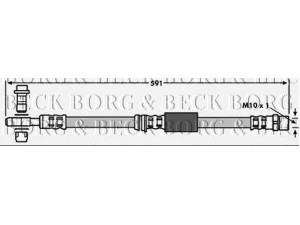 BORG & BECK BBH7746 stabdžių žarnelė 
 Stabdžių sistema -> Stabdžių žarnelės
1K0611701H, 1K0611701K, 1K0611701M