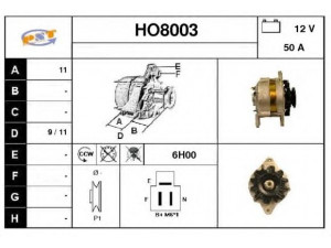 SNRA HO8003 kintamosios srovės generatorius
31100PA6901