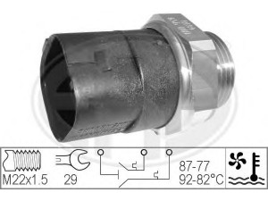 ERA 330283 temperatūros jungiklis, radiatoriaus ventiliatorius 
 Aušinimo sistema -> Siuntimo blokas, aušinimo skysčio temperatūra
701 959 481