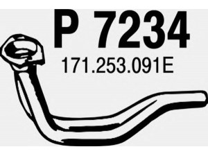 FENNO P7234 išleidimo kolektorius 
 Išmetimo sistema -> Išmetimo vamzdžiai
171253091E