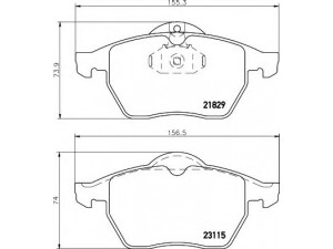 HELLA 8DB 355 007-771 stabdžių trinkelių rinkinys, diskinis stabdys 
 Techninės priežiūros dalys -> Papildomas remontas
09198688, 1605036, 1605912, 1605966