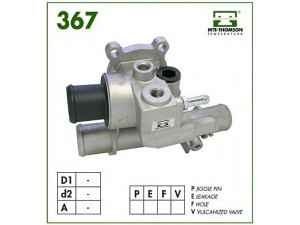 MTE-THOMSON 367.88 termostatas, aušinimo skystis 
 Aušinimo sistema -> Termostatas/tarpiklis -> Thermostat
46522664, 46776217, 46522664, 46776217