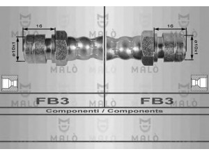 MAL? 8241 stabdžių žarnelė 
 Stabdžių sistema -> Stabdžių žarnelės
113611775BD, 211611775A