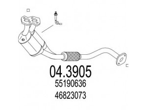 MTS 04.3905 katalizatoriaus keitiklis 
 Išmetimo sistema -> Katalizatoriaus keitiklis
46823073, 55190636