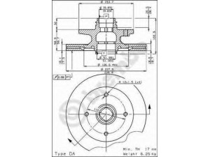 BREMBO 09.4471.10 stabdžių diskas 
 Stabdžių sistema -> Diskinis stabdys -> Stabdžių diskas
887133251A