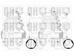 QUINTON HAZELL QJB2793 gofruotoji membrana, kardaninis velenas 
 Ratų pavara -> Gofruotoji membrana
3287.A9