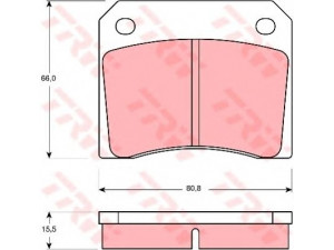 TRW GDB557 stabdžių trinkelių rinkinys, diskinis stabdys 
 Techninės priežiūros dalys -> Papildomas remontas
C39137, GBP209, JLM1157, JLM9516