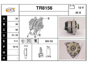 SNRA TR8156 kintamosios srovės generatorius