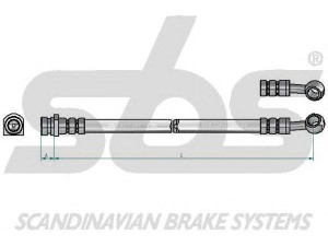 sbs 1330853489 stabdžių žarnelė
587372H350