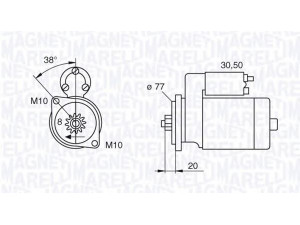 MAGNETI MARELLI 063522621010 starteris 
 Elektros įranga -> Starterio sistema -> Starteris
36100-23100, 36100-23150, 36100-23160