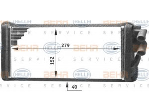 HELLA 8FH 351 311-621 šilumokaitis, salono šildymas 
 Šildymas / vėdinimas -> Šilumokaitis
443 819 030, 443 819 031 B, 443 819 031 C