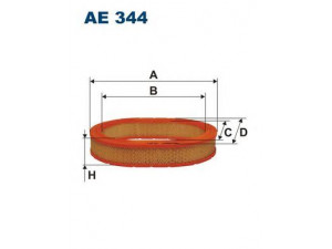 FILTRON AE344 oro filtras 
 Filtrai -> Oro filtras
7539376, 7541123, PC827, EL3532