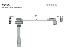 TESLA T503B uždegimo laido komplektas 
 Kibirkšties / kaitinamasis uždegimas -> Uždegimo laidai/jungtys
MD317039, MD334031