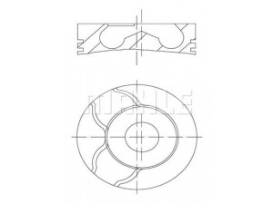 PERFECT CIRCLE 56 11328 0 stūmoklis 
 Variklis -> Cilindrai/stūmokliai
275 859, 479 370, 642 049 1