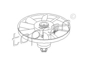 TOPRAN 107 012 ventiliatorius, radiatoriaus 
 Aušinimo sistema -> Oro aušinimas
357 959 455F, 357 959 455F