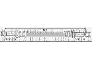 BORG & BECK BBH6554 stabdžių žarnelė 
 Stabdžių sistema -> Stabdžių žarnelės
75061925, 75061930, 75061925, 75061930