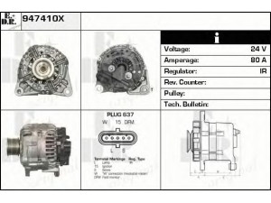 EDR 947410X kintamosios srovės generatorius
1387388, AELD074