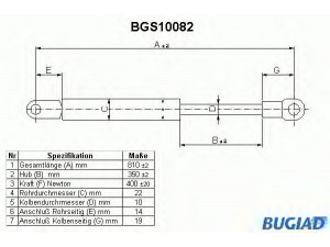 BUGIAD BGS10082 dujinė spyruoklė, bagažinė 
 Priedai -> Bagažinė/pakrovimo skyrius
4424045