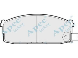 APEC braking PAD454 stabdžių trinkelių rinkinys, diskinis stabdys 
 Techninės priežiūros dalys -> Papildomas remontas
41060-04C85, 4106004C85, 4106006F87