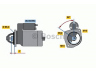 BOSCH 0 001 108 400 starteris 
 Elektros įranga -> Starterio sistema -> Starteris
5802 W5, 96 253 825, 1342792080