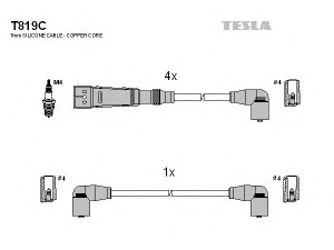 TESLA T819C uždegimo laido komplektas 
 Kibirkšties / kaitinamasis uždegimas -> Uždegimo laidai/jungtys