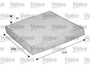 VALEO 715581 filtras, salono oras 
 Techninės priežiūros dalys -> Techninės priežiūros intervalai
7H0819631, 7H0819631