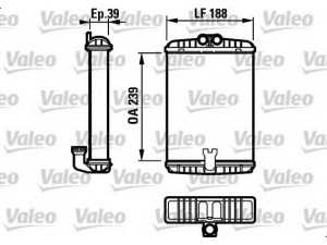 VALEO 812190 šilumokaitis, salono šildymas 
 Šildymas / vėdinimas -> Šilumokaitis