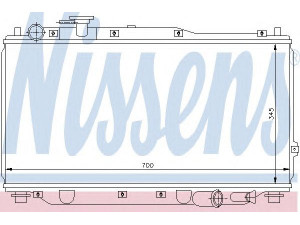 NISSENS 66604 radiatorius, variklio aušinimas 
 Aušinimo sistema -> Radiatorius/alyvos aušintuvas -> Radiatorius/dalys
0K2A1-15-200B, K2A1-15-200, OK2A1-15-200B