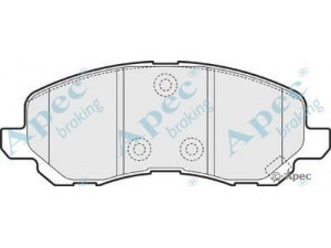 APEC braking PAD1545 stabdžių trinkelių rinkinys, diskinis stabdys 
 Techninės priežiūros dalys -> Papildomas remontas
05191217AA, 5191217AA, 4605A795