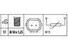 HELLA 6PT 009 309-601 temperatūros jungiklis, radiatoriaus ventiliatorius 
 Aušinimo sistema -> Siuntimo blokas, aušinimo skysčio temperatūra
37870-RTA-005, 37870-RWC-A01, 37870-RZA-007