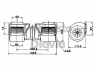 WEBASTO 62054001A elektrovariklis, vidinis pūtiklis