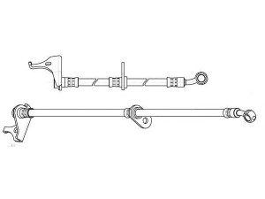 CEF 514515 stabdžių žarnelė 
 Stabdžių sistema -> Stabdžių žarnelės
01464TF0000