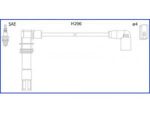 HITACHI 134797 uždegimo laido komplektas 
 Kibirkšties / kaitinamasis uždegimas -> Uždegimo laidai/jungtys
036905483G