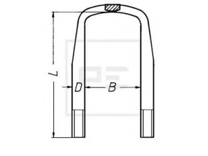 PE Automotive 015.082-00A lingės spaustukas